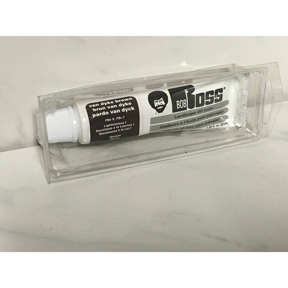Bob Ross Landscape oil Paint 1.25oz Van Dyke Brown - Picture 1 of 2